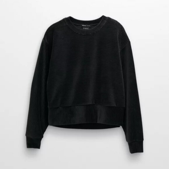 NEW Prana Escambia Pull Over Crewneck Organic Ribbed Long Sleeve Plush Shirt Top - Picture 5 of 5